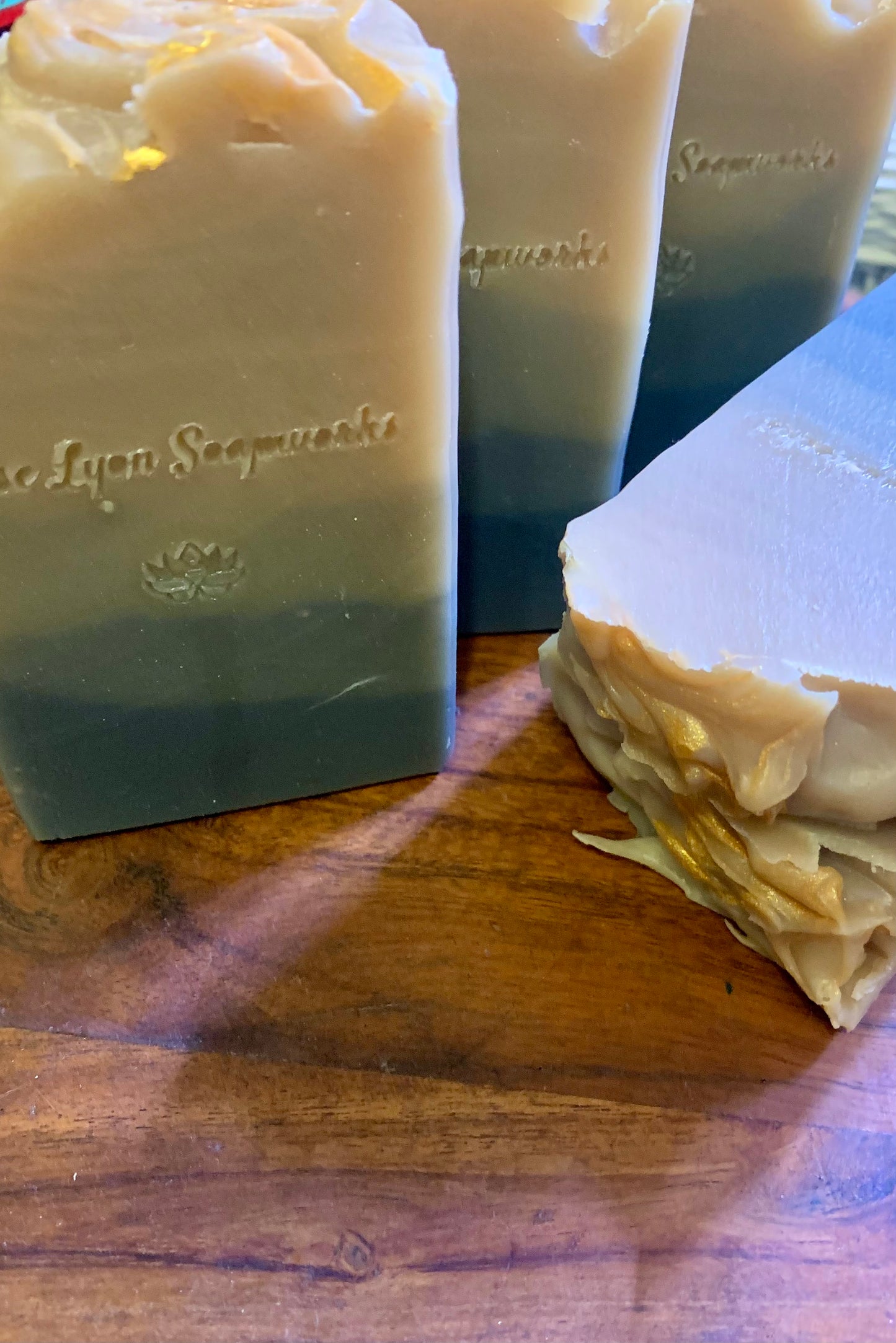 24K Amber scented natural soap