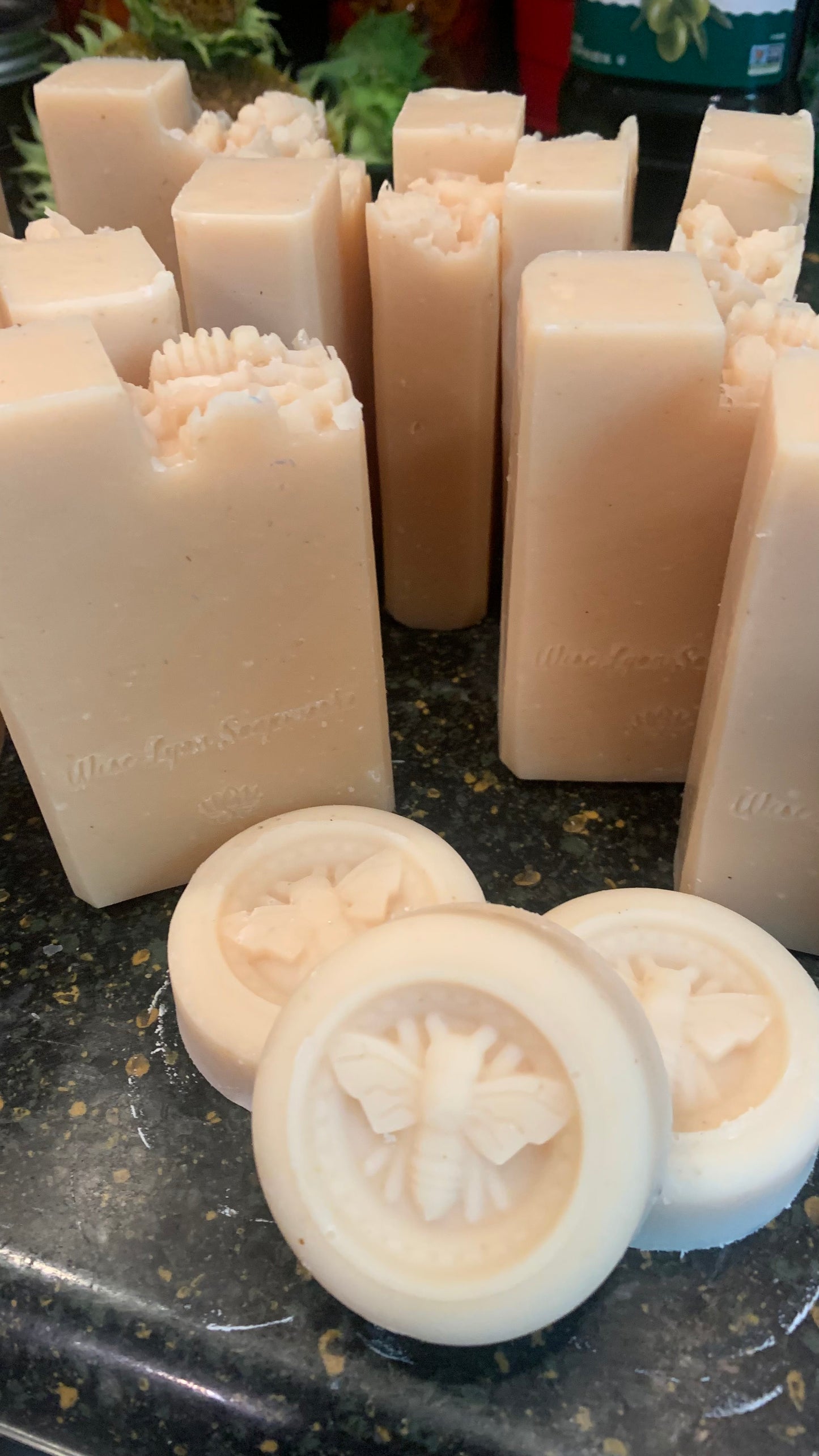 Oatmeal, Milk and Honey Natural Soap, organic hemp