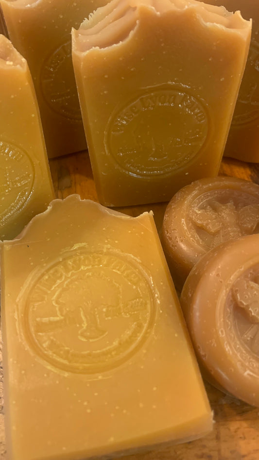 Natural Turmeric Soap, hemp and turmeric face and body soap - Wiselyonsoapworks