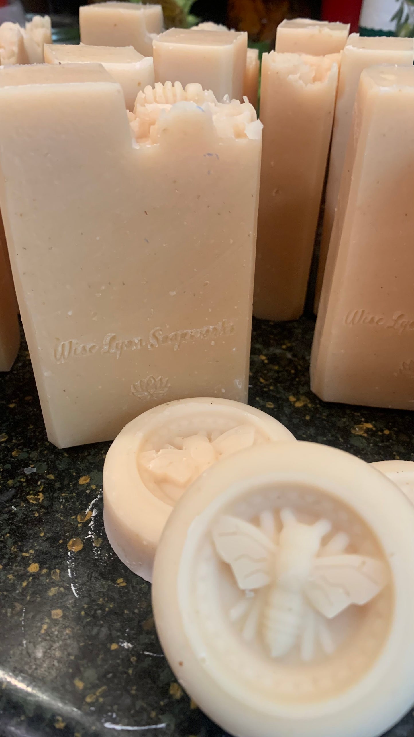 Oatmeal, Milk and Honey Natural Soap, organic hemp