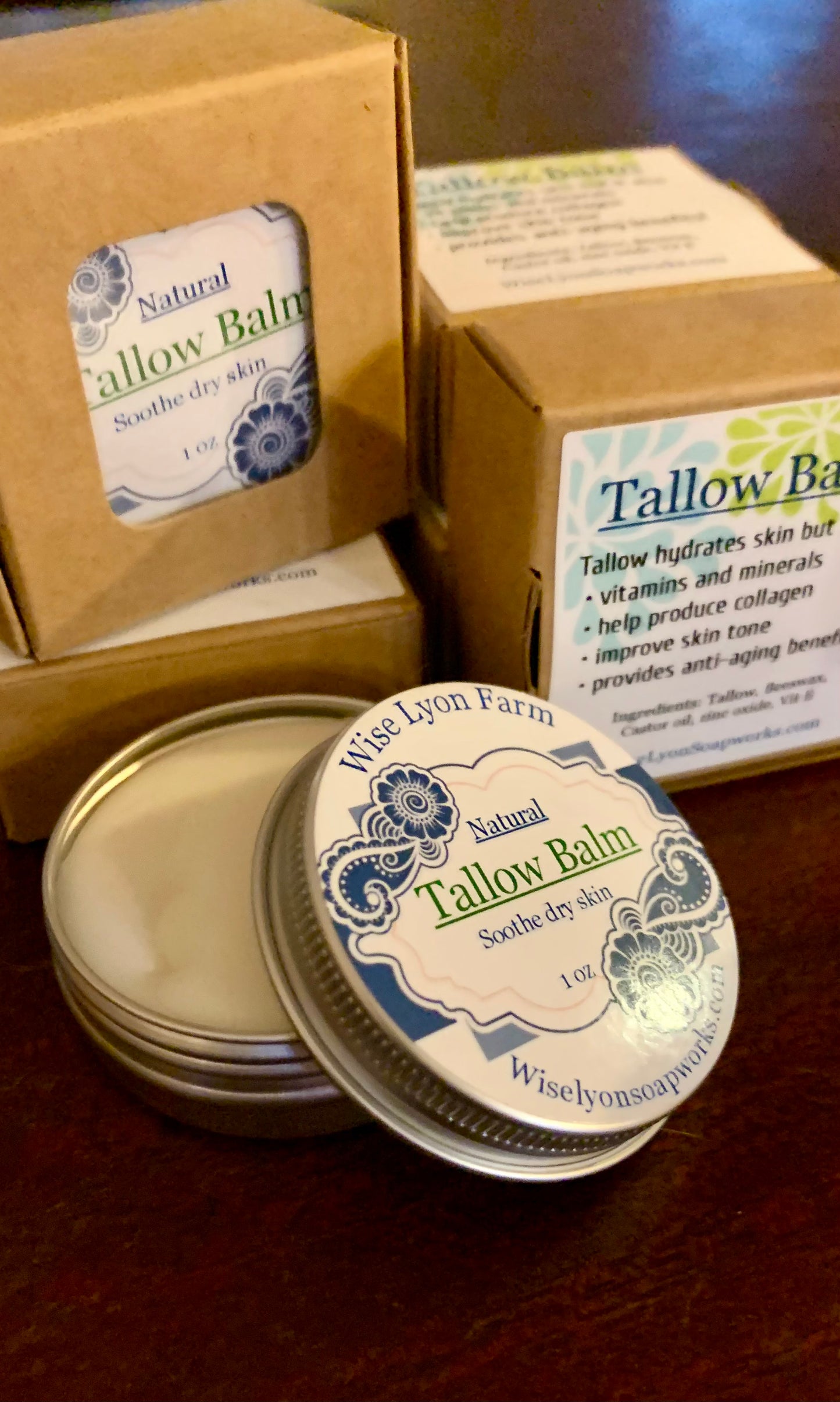 Tallow Balm 1 oz Travel Size - Wiselyonsoapworks