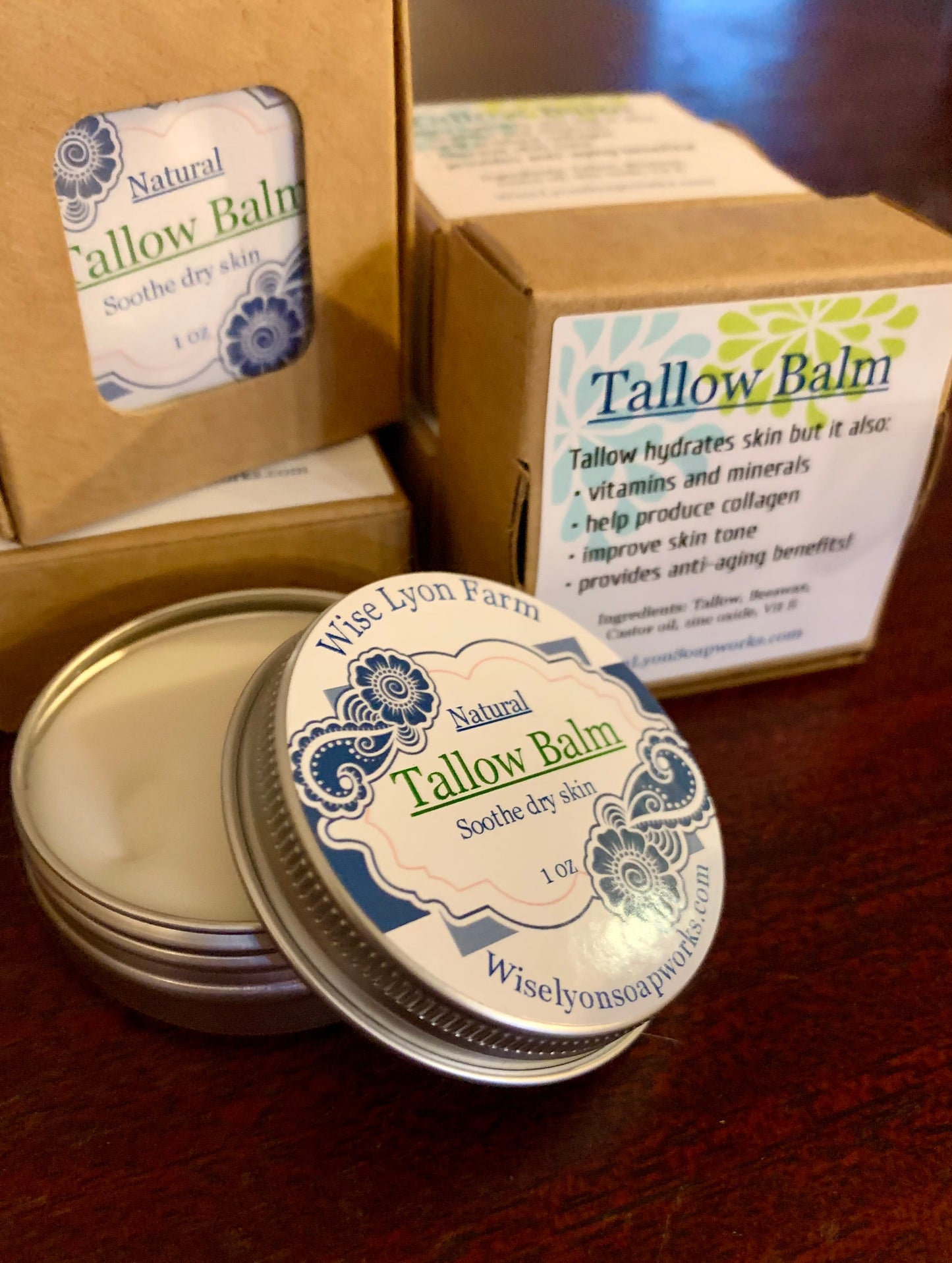 Tallow Balm 1 oz Travel Size - Wiselyonsoapworks