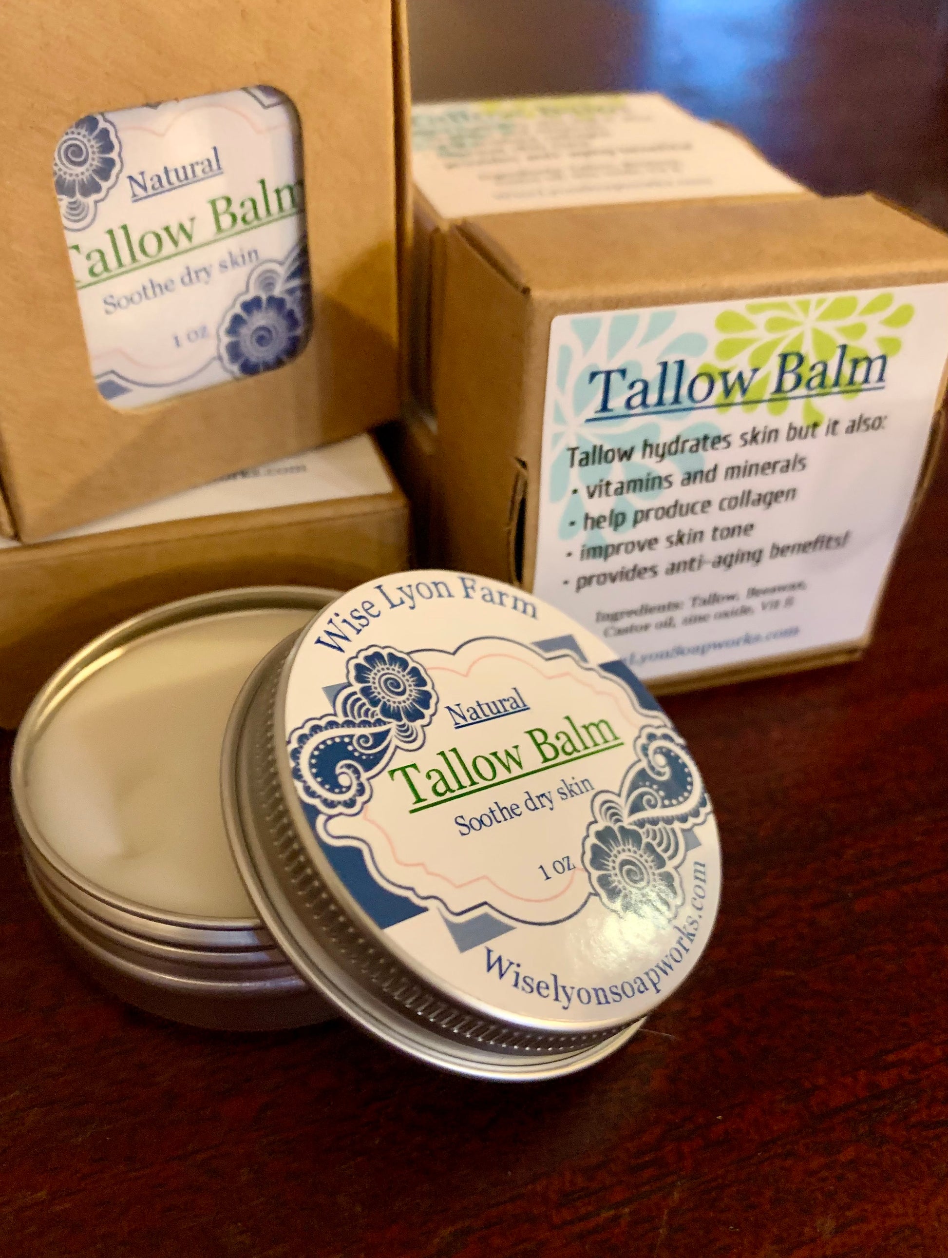 Tallow Balm 1 oz Travel Size - Wiselyonsoapworks