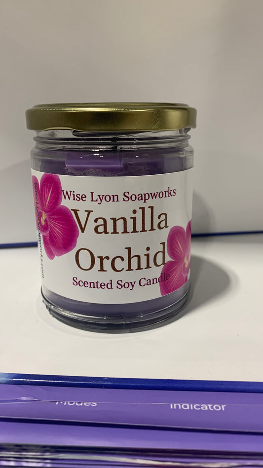 Vanilla Orchid Scented Soy Candle