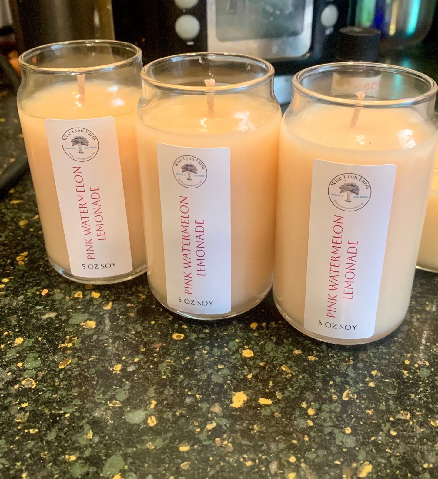 (Copy) Pumpkin Spice scented soy wax candle - Wiselyonsoapworks