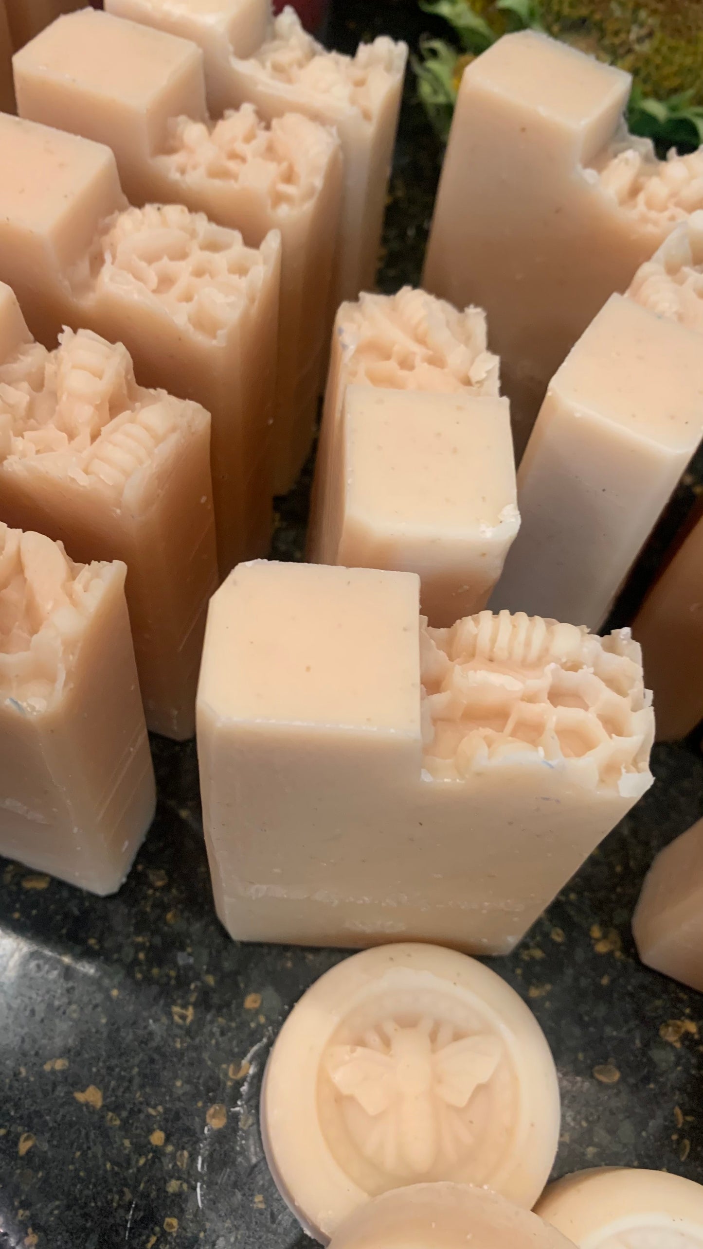 Oatmeal, Milk and Honey Natural Soap, organic hemp
