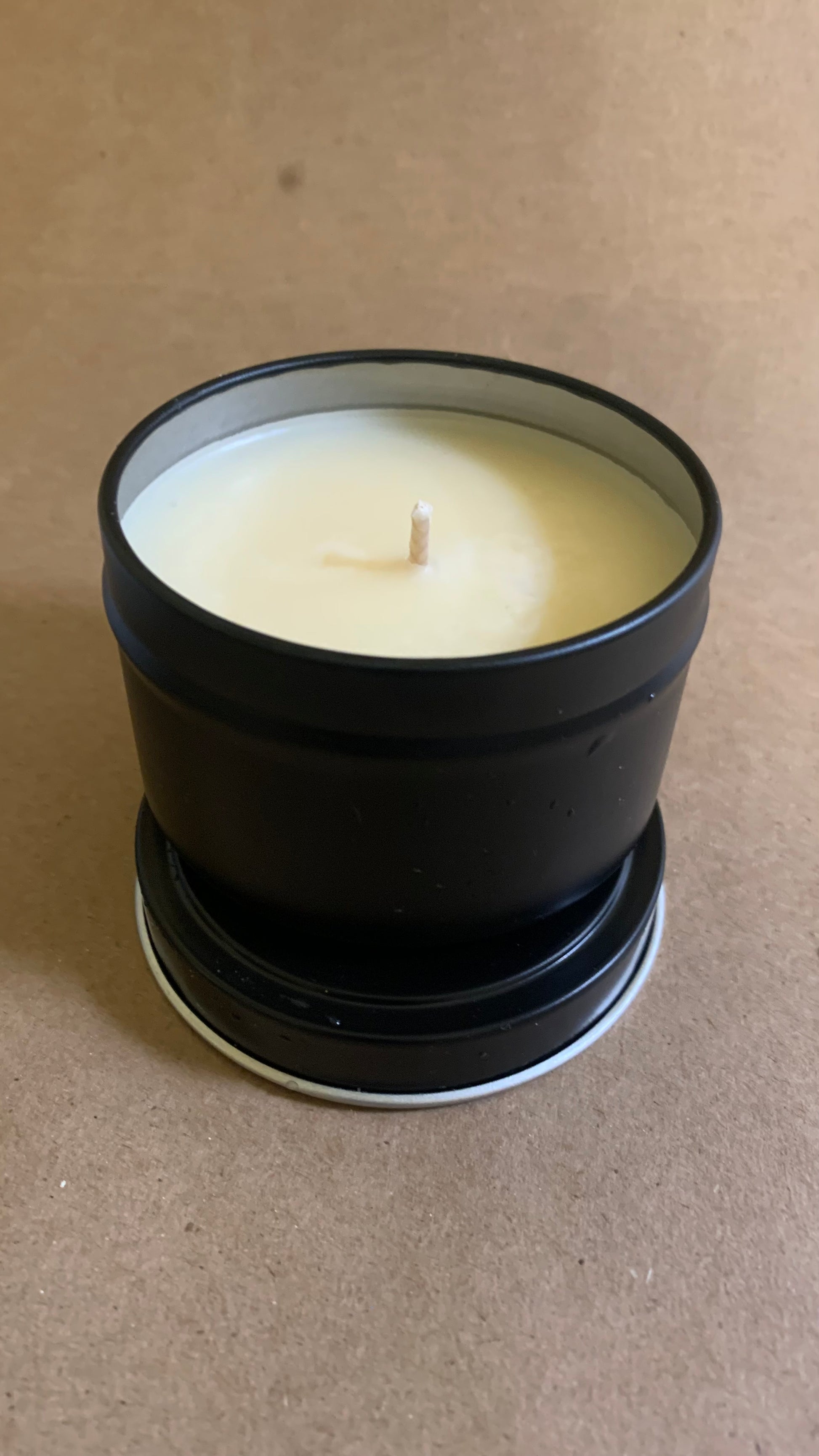 Pineapple Mango scented soy Candle Tin - Wiselyonsoapworks