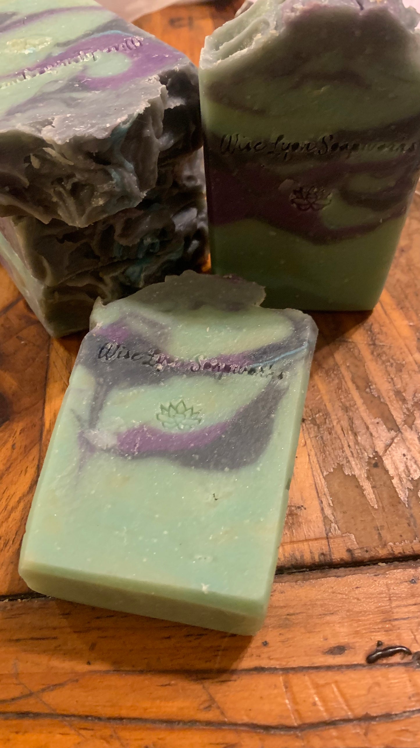 Rain scented natural bar soap