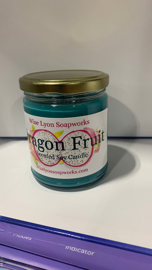 Dragonfruit Scented Soy Candle - Wiselyonsoapworks