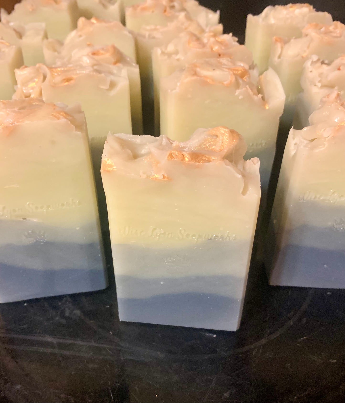 24K Amber scented natural soap