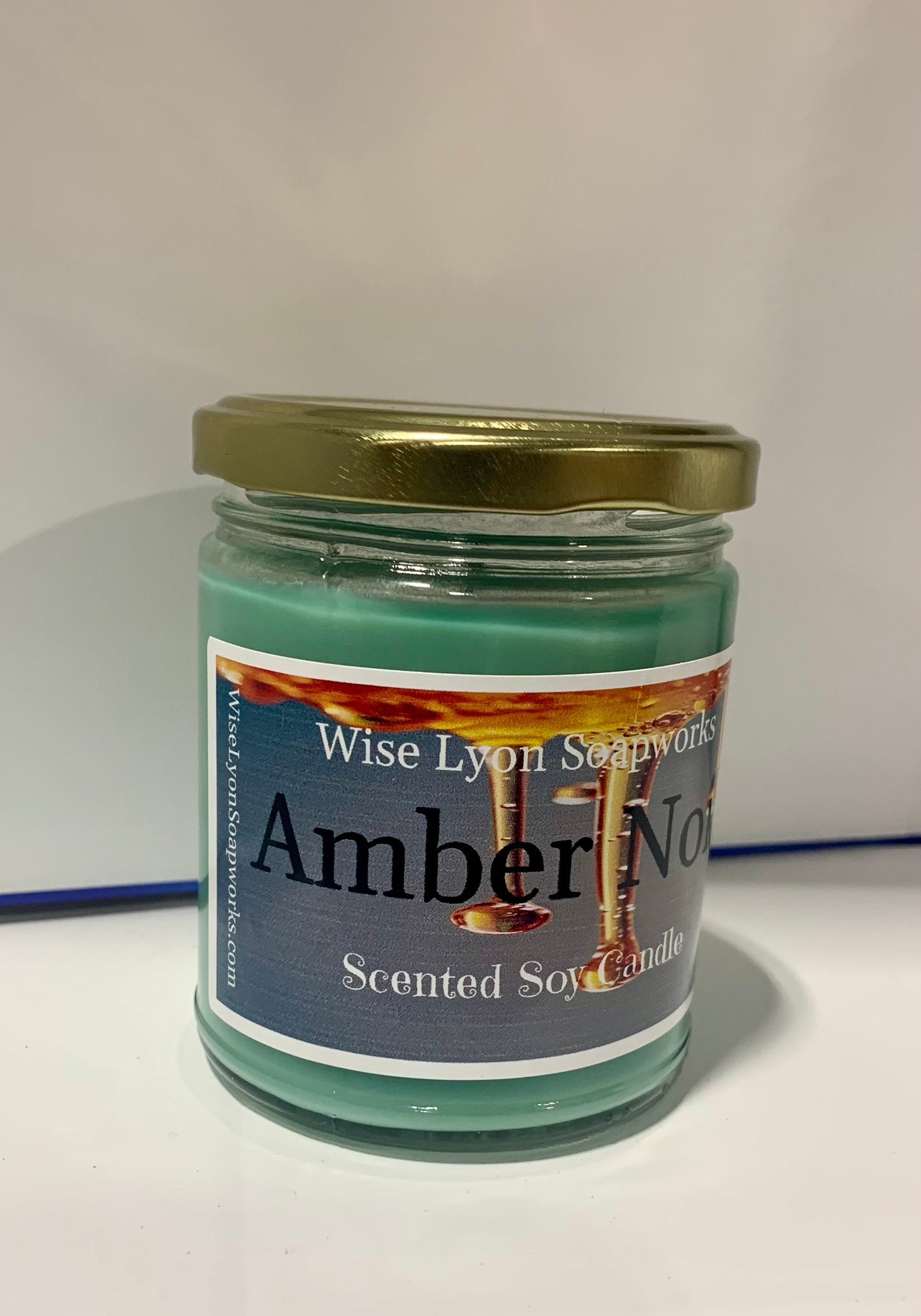 Amber Noir Scented Soy Candle