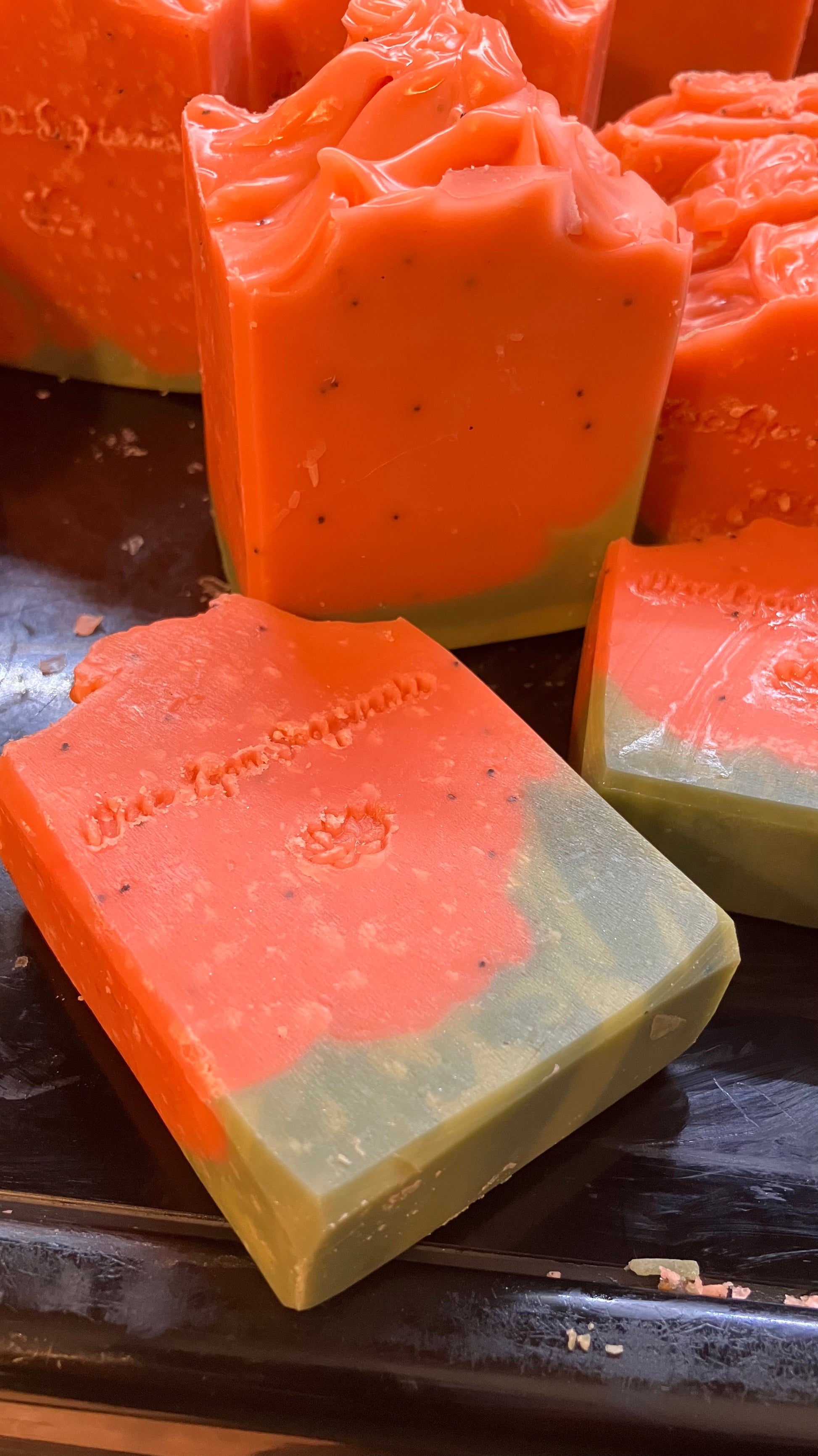 Watermelon Sugar Natural Soap, handmade hemp seed oil - Wiselyonsoapworks