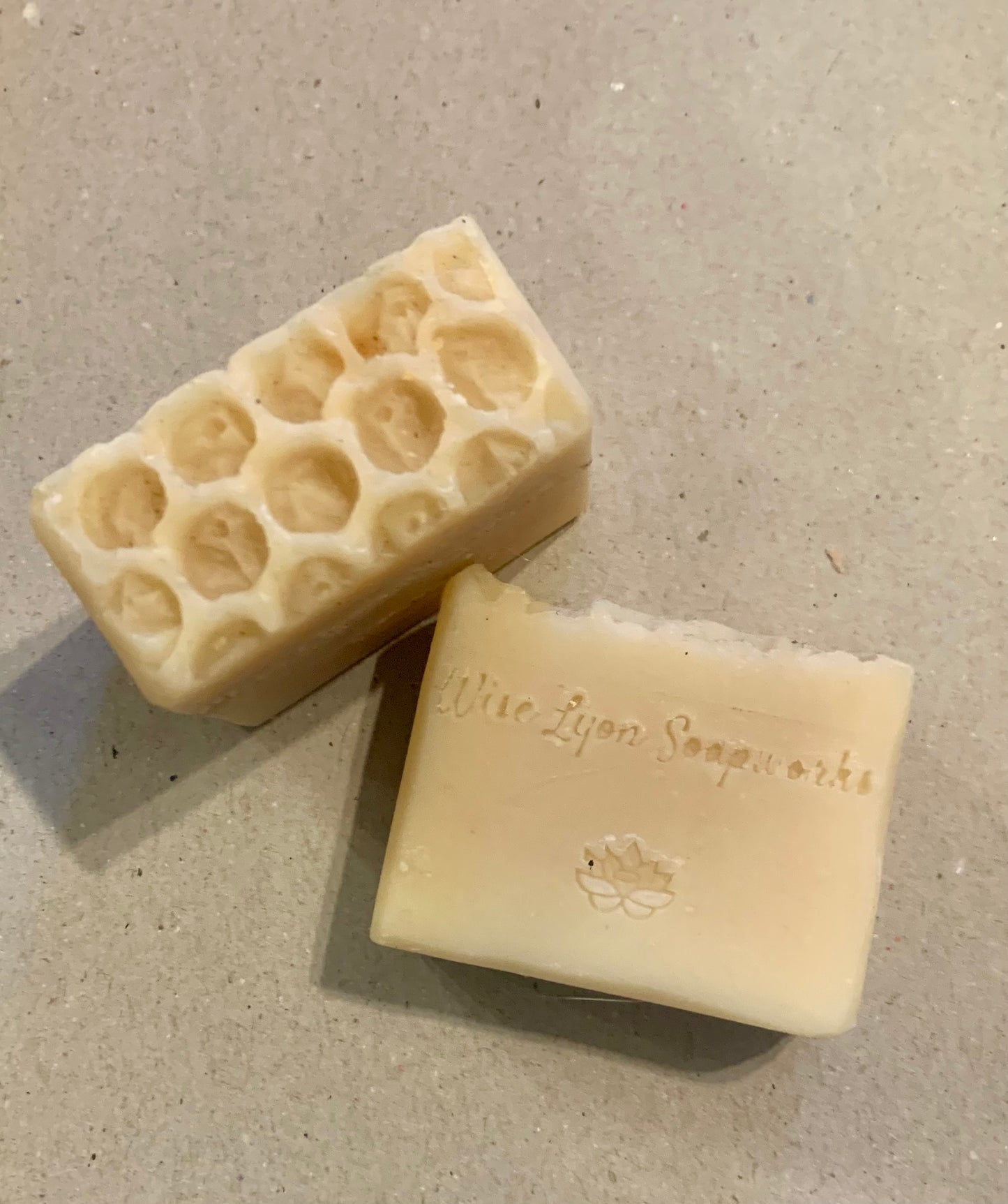 Oatmeal, Milk and Honey Natural Soap, organic hemp