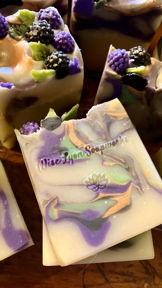 Midnight Blackberry natural bar soap - Wiselyonsoapworks