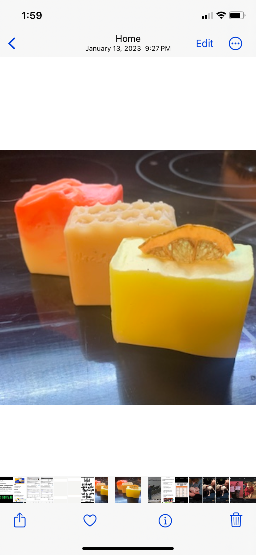 Lemon Sugar scented Bar Soap