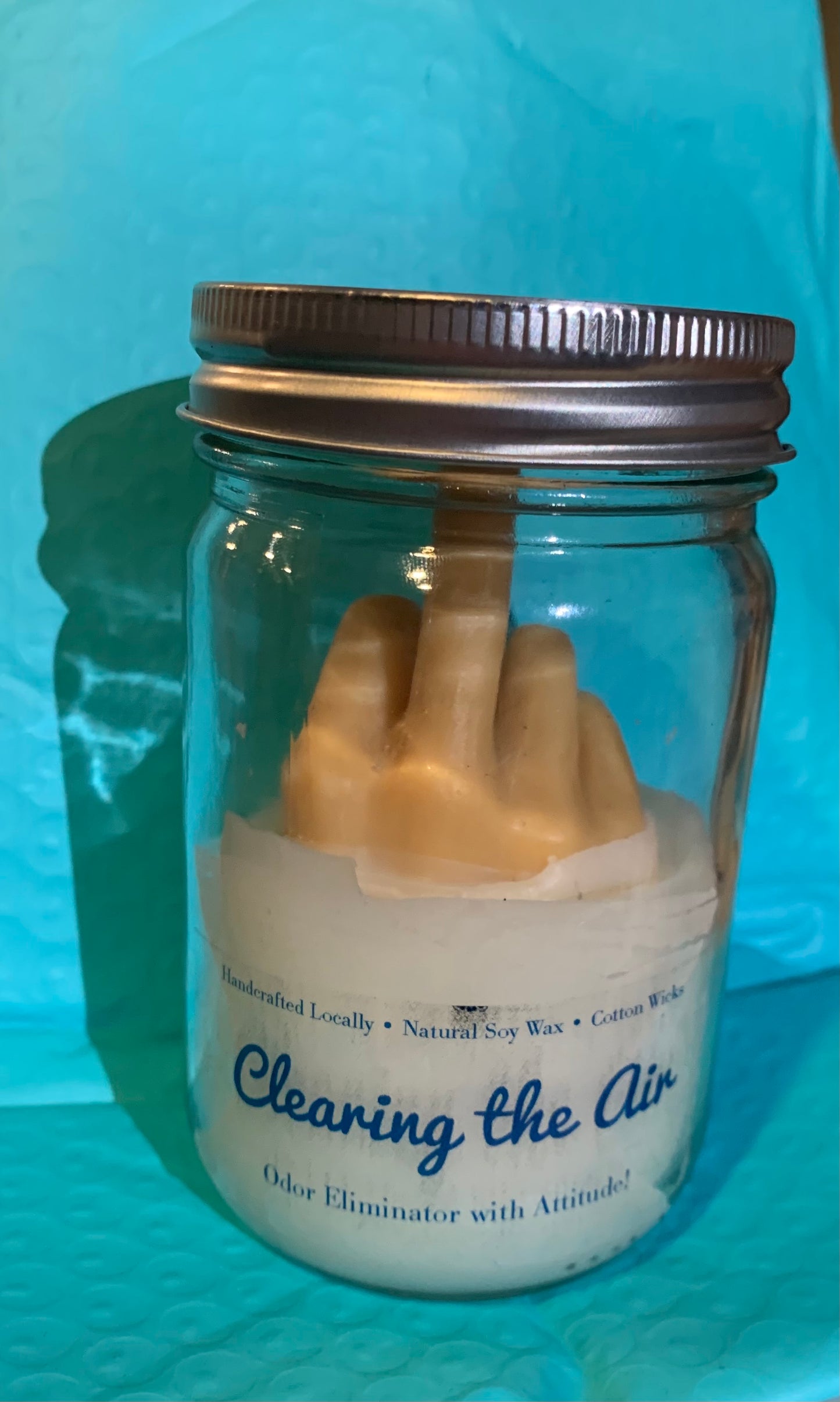 F- You Middle Finger Candle - Wiselyonsoapworks