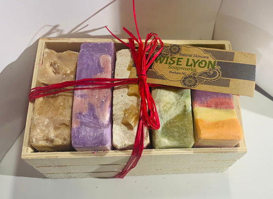 5 pk Soap Crates natural soap - Wiselyonsoapworks