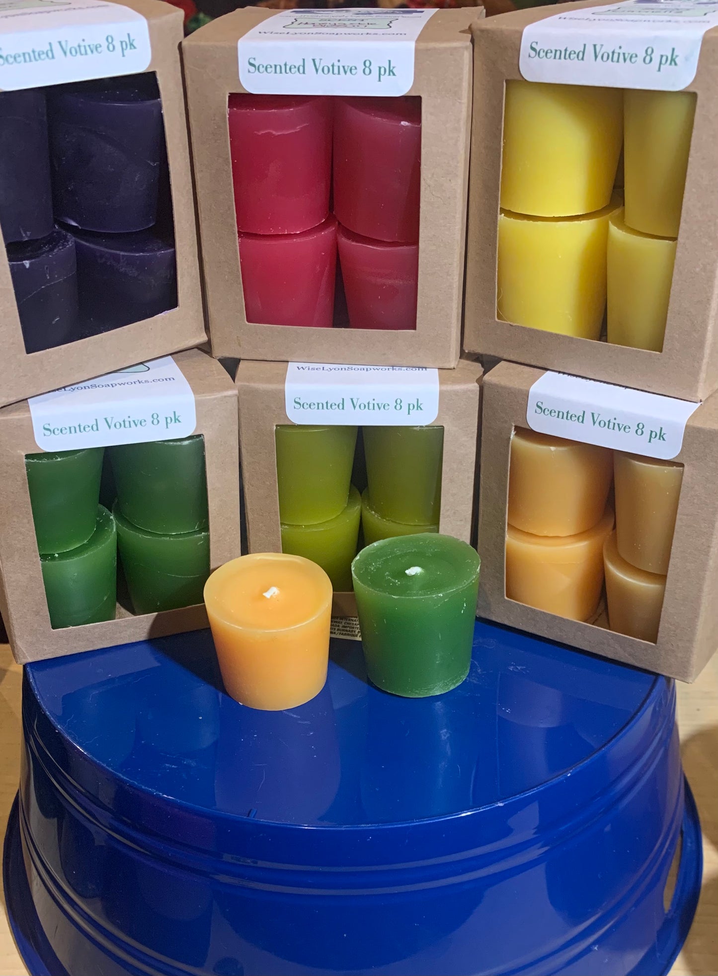Scented Votive Candles 8 pack - Wiselyonsoapworks