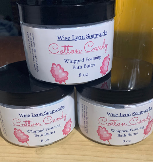 Cotton Candy Whipped Soap Scrub - Wiselyonsoapworks