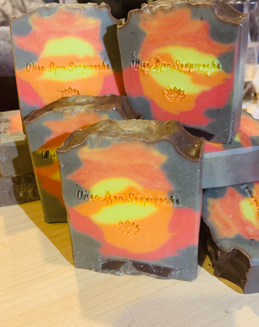 Campfire S’mores scented natural soap - Wiselyonsoapworks