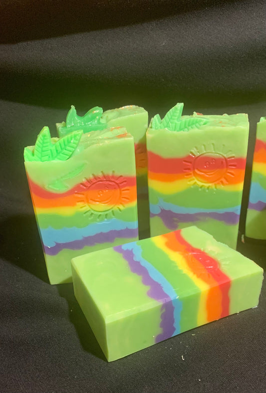 Coconut Lime natural soap, natural skincare - Wiselyonsoapworks